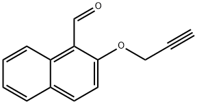 2-(2-丙炔氧基)-1-萘醛 结构式