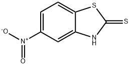 5-硝基苯并噻唑-2-硫醇 结构式