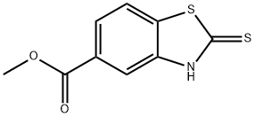 5-Benzothiazolecarboxylicacid,2,3-dihydro-2-thioxo-,methylester(9CI) 结构式