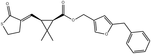 噻嗯菊酯 结构式