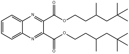 bis(3,5,5-trimethylhexyl) quinoxaline-2,3-dicarboxylate 结构式