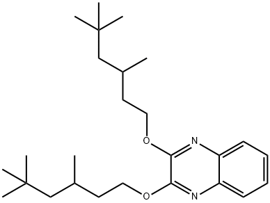 2,3-bis[(3,5,5-trimethylhexyl)oxy]quinoxaline  结构式