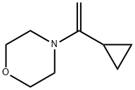 Morpholine,  4-(1-cyclopropylethenyl)- 结构式