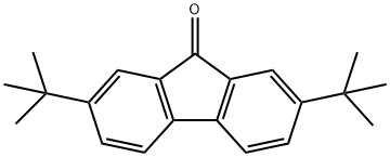 2,7-二叔丁基-9H-芴-9-酮 结构式