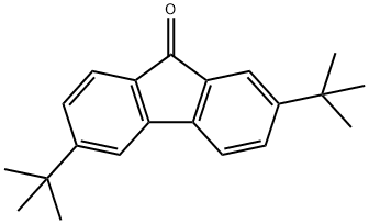 2,6-Di(tert-butyl)-9H-fluoren-9-one 结构式