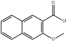 3-Methoxy-2-naphthoyl chloride 结构式