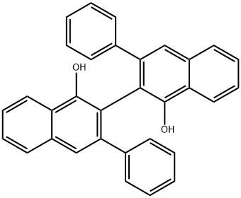 [2,2'-Binaphthalene]-1,1'-diol, 3,3'-diphenyl- 结构式