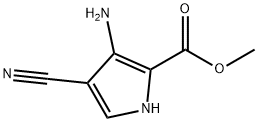 1H-Pyrrole-2-carboxylicacid,3-amino-4-cyano-,methylester(9CI) 结构式