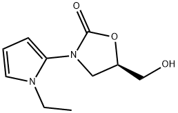 2-Oxazolidinone,3-(1-ethyl-1H-pyrrol-2-yl)-5-(hydroxymethyl)-,(5R)-(9CI) 结构式