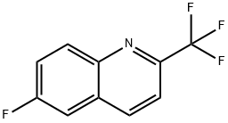 6-氟-2-三氟甲基喹啉 结构式