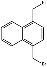 1,4-双(溴甲基)萘 (含有异构体) 结构式