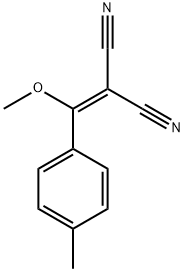 METHOXY(4-METHYLPHENYL)METHYLENE]PROPANEDINITRILE 结构式