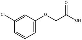 间氯苯氧乙酸 结构式