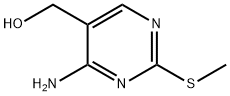 2-甲硫基-4-氨基嘧啶-5-甲醇 结构式