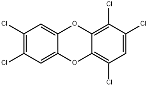 1,2,4,7,8-五氯二苯并-对-二恶英 结构式