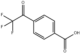 4-(2,2,2-三氟乙酰)苯甲酸 结构式