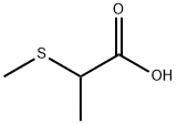 2-(甲基硫代)丙酸 结构式