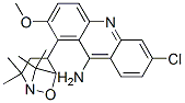 2-methoxy-6-chloro-9-amino(2,2,6,6-tetramethyl-1-oxypiperidyl-4)acridine 结构式