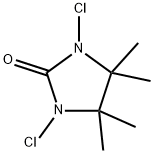 1,3-Dichloro-4,4,5,5-tetramethyl-2-imidazolidinone 结构式