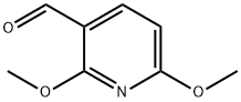 2,6-二甲氧基-3-吡啶甲醛 结构式