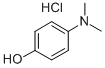 4-二甲氨基苯酚盐酸盐 结构式