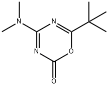 2H-1,3,5-Oxadiazin-2-one,  4-(dimethylamino)-6-(1,1-dimethylethyl)- 结构式