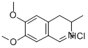 6,7-DIMETHOXY-3-METHYL-3,4-DIHYDROISOQUINOLINE HYDROCHLORIDE 结构式