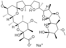 LONOMYCIN A SODIUM SALT F. STREPTOMYCES& 结构式