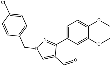 1-(4-CHLOROBENZYL)-3-(3,4-DIMETHOXYPHENYL)-1H-PYRAZOLE-4-CARBALDEHYDE