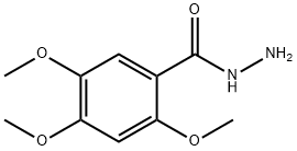 2,4,5-三甲氧基苯甲酰肼 结构式