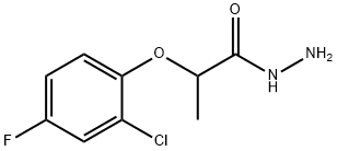 2-(2-氯-4-氟苯氧基)丙酰肼 结构式