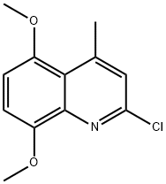 2-氯-5,8-二甲氧基-4-甲基喹啉 结构式