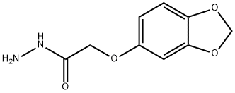 2-(1,3-苯并二唑-5-氧基)乙烷肼 结构式