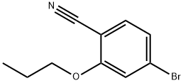 4-Bromo-2-propoxybenzonitrile 结构式