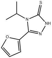 5-(2-呋喃)-4-异丙基-2H-1,2,4-三唑-3-硫酮 结构式