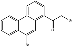 2-bromo-1-(9-bromophenanthren-1-yl)ethanone 结构式