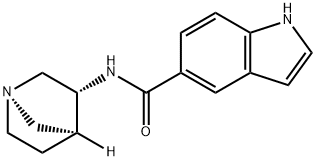 1H-Indole-5-carboxamide,N-(1R,3R,4S)-1-azabicyclo[2.2.1]hept-3-yl-(9CI) 结构式