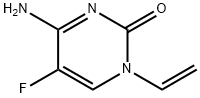 2(1H)-Pyrimidinone, 4-amino-1-ethenyl-5-fluoro- (9CI) 结构式