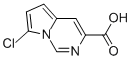 7-氯-吡咯并[1,2-F]嘧啶-3-甲酸 结构式