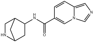 Imidazo[1,5-a]pyridine-6-carboxamide, N-2-azabicyclo[2.2.1]hept-5-yl- (9CI) 结构式