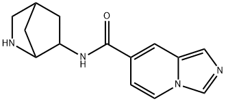 Imidazo[1,5-a]pyridine-7-carboxamide, N-2-azabicyclo[2.2.1]hept-6-yl- (9CI) 结构式