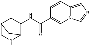 Imidazo[1,5-a]pyridine-6-carboxamide, N-2-azabicyclo[2.2.1]hept-6-yl- (9CI) 结构式