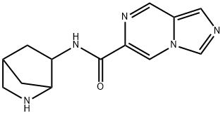 Imidazo[1,5-a]pyrazine-6-carboxamide, N-2-azabicyclo[2.2.1]hept-6-yl- (9CI) 结构式