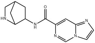 Imidazo[1,2-c]pyrimidine-7-carboxamide, N-2-azabicyclo[2.2.1]hept-6-yl- (9CI) 结构式