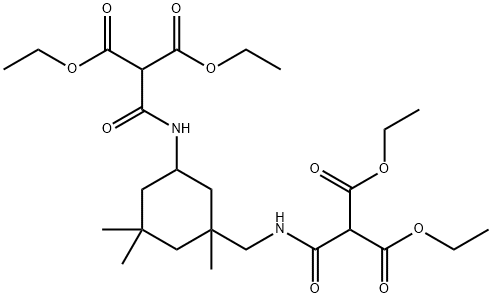 diethyl [[[3-[[[3-ethoxy-2-(ethoxycarbonyl)-1,3-dioxopropyl]amino]methyl]-3,5,5-trimethylcyclohexyl]amino]carbonyl]malonate 结构式