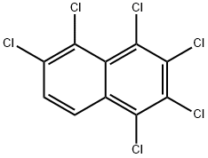 1,2,3,4,5,6-hexachloronaphthalene 结构式