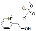 2-(2-hydroxyethyl)-1-methylpyridinium methyl sulphate  结构式