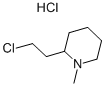 2-氯乙基-N-甲基哌啶盐酸盐 结构式