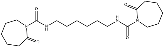N,N'-1,6-己二基二(六氢-2-氧代-1H-氮杂卓-1-甲酰胺) 结构式