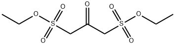 ACETONEDISULFONIC ACID DIETHYL ESTER 结构式